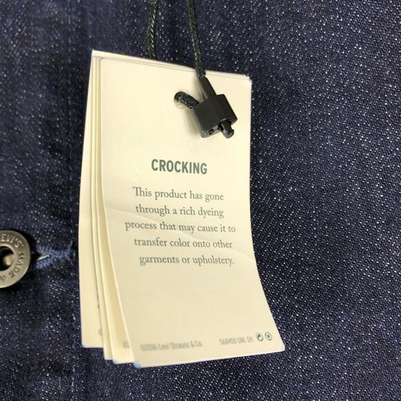 LEVI'S Embroidered Button Front Denim Skirt New 25 - Picture 5 of 9